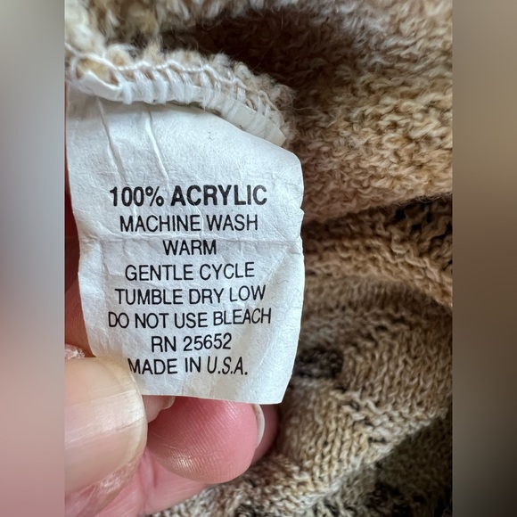 Protege Collection Sweater Men’s Big Tall Sz 2XLT Knit Beige 3D Vintage 90’s Y2K - Picture 9 of 9